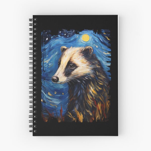 Item preview, Funny Badger Starry Night Illustration Mom Dad Kids designed and sold by rafaeltto.