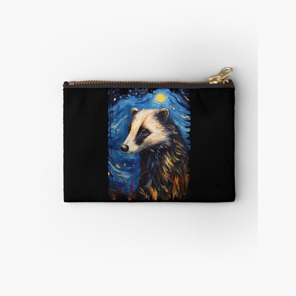 Item preview, Funny Badger Starry Night Illustration Mom Dad Kids designed and sold by rafaeltto.