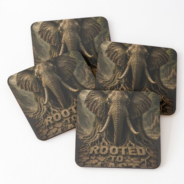 Item preview, Founder What Survives Remains Elephant Rooted To Last Canvas Print designed and sold by SavannaStrikes.