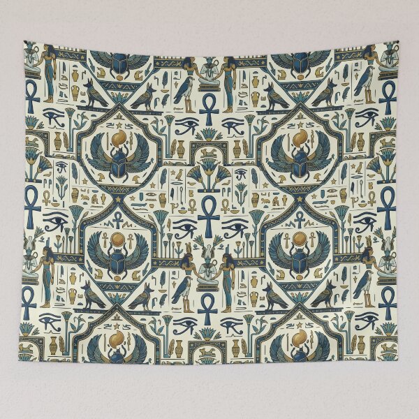 Item preview, Ancient Egyptian Symbols Cool Pattern designed and sold by emhoteb.