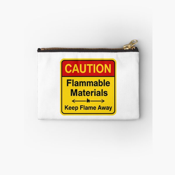Item preview, Caution Flammable Materials Keep Flame Away Safety Warning Hazardous Workplace designed and sold by RetroMini2026.