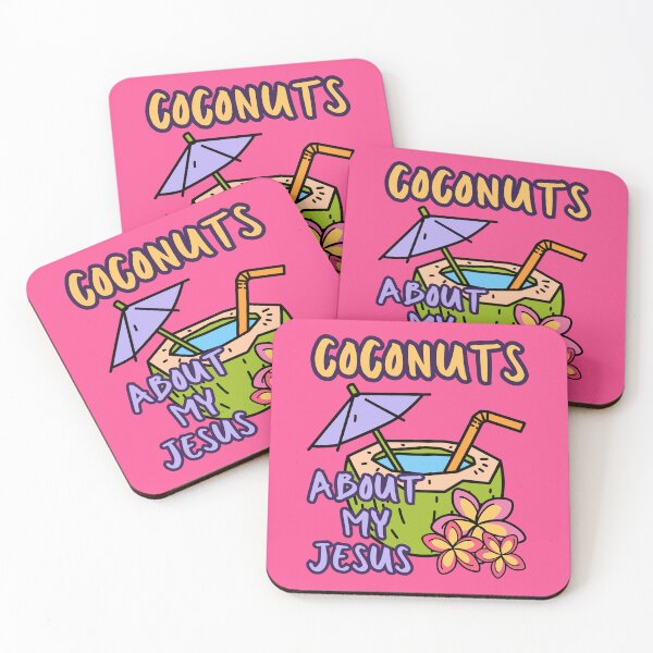 Item preview, Coconuts About Jesus Love Co Co Nuts Tropical Beach Summer Drink designed and sold by Forevermore.