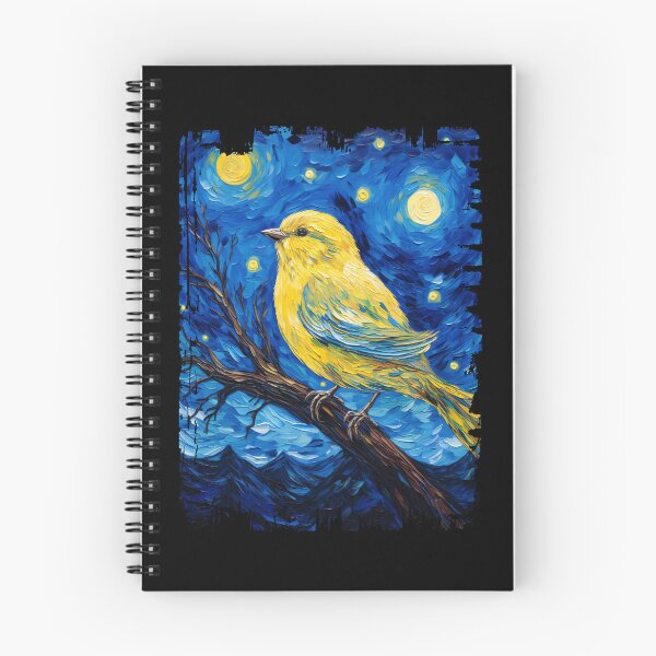 Item preview, Funny Canary Starry Night Illustration Mom Dad Kids designed and sold by rafaeltto.