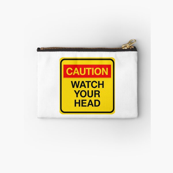 Item preview, Caution Watch Your Head Funny Safety Warning Workplace Humor designed and sold by RetroMini2026.
