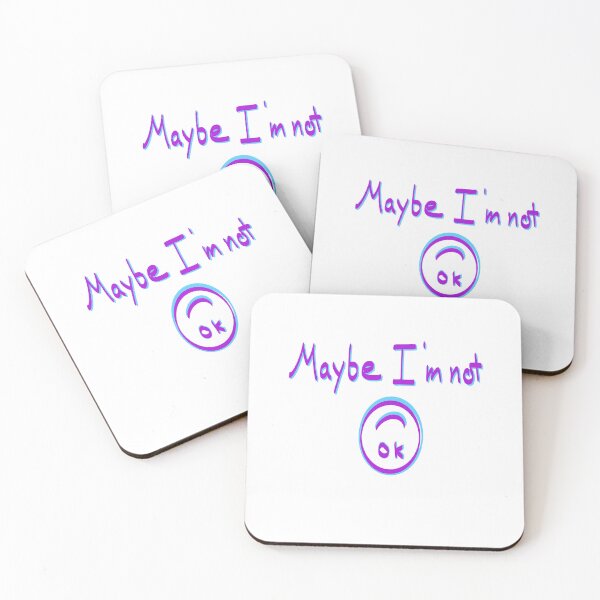 Item preview, Maybe I'm not okay designed and sold by mousse-tache.