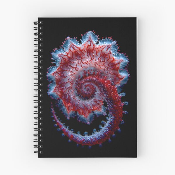 Item preview, Crimson Abyssal Nautilus - Fantasy Creature Art - 8K designed and sold by Vhelir-Art.