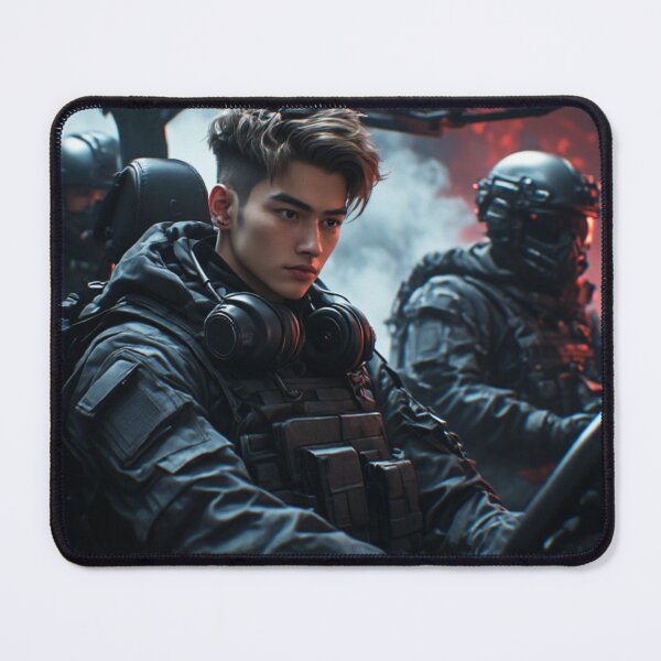 Item preview, Leader of the cyberpunk SWAT tactical squad designed and sold by Mavila Forge.