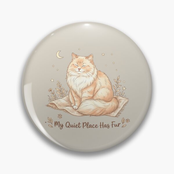 Item preview, My Quiet Place Has Fur Cat Lover Design designed and sold by Safe Haven Pets.