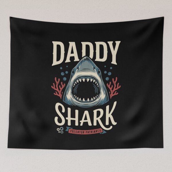 Item preview, Daddy Shark Predator Provisions Father Dad Ocean Animal designed and sold by HumansStuck12.