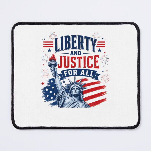 Item preview, Liberty And Justice For All American Patriot USA National Holiday designed and sold by RetroMini2026.