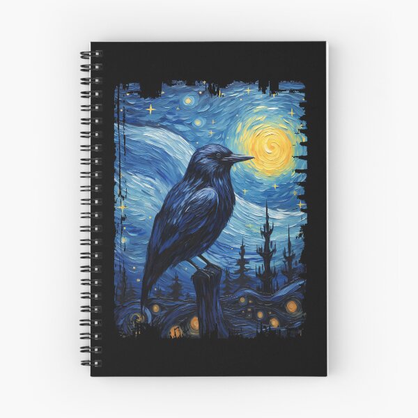 Item preview, Funny Crow Starry Night Illustration Mom Dad Kids designed and sold by rafaeltto.