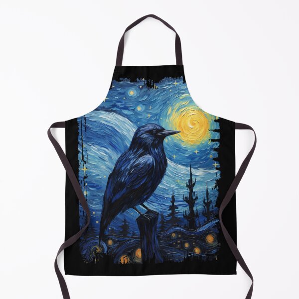 Item preview, Funny Crow Starry Night Illustration Mom Dad Kids designed and sold by rafaeltto.