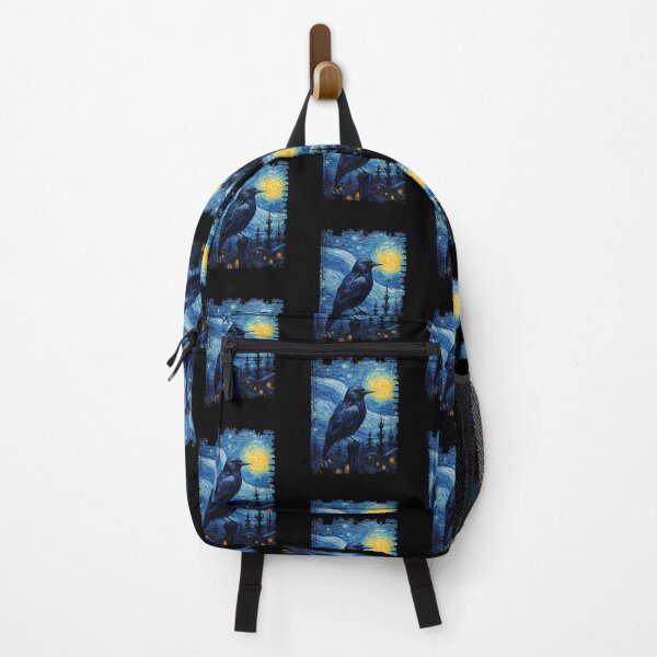 Item preview, Funny Crow Starry Night Illustration Mom Dad Kids designed and sold by rafaeltto.