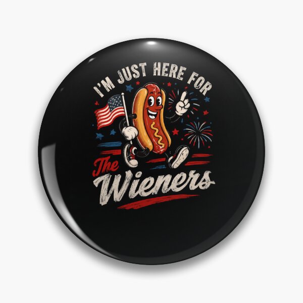 Item preview, I'm Just Here For The Wieners Funny Hot Dog Lover Fourth Of July Grilling designed and sold by HumansStuck12.