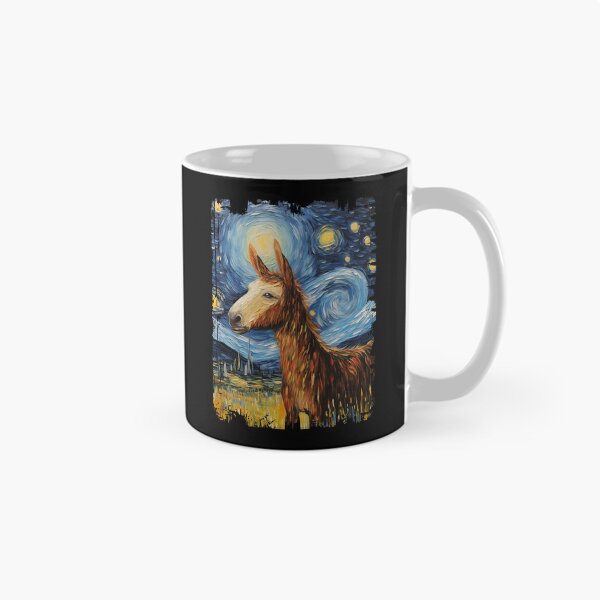Item preview, Funny Donkey Starry Night Illustration Mom Dad Kids designed and sold by rafaeltto.
