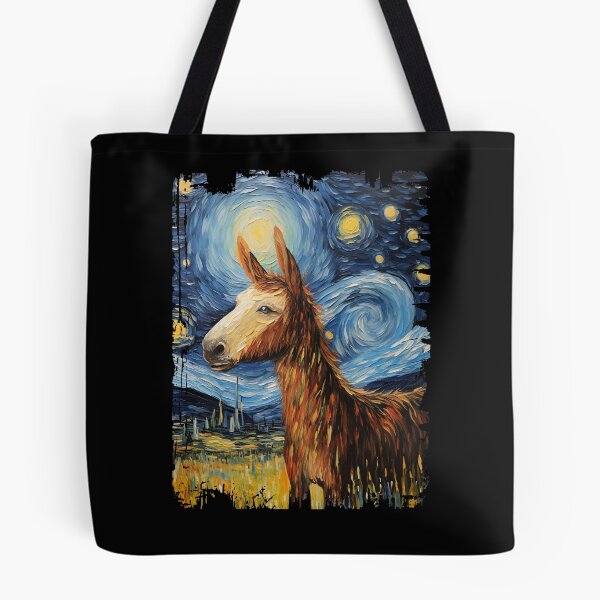 Item preview, Funny Donkey Starry Night Illustration Mom Dad Kids designed and sold by rafaeltto.