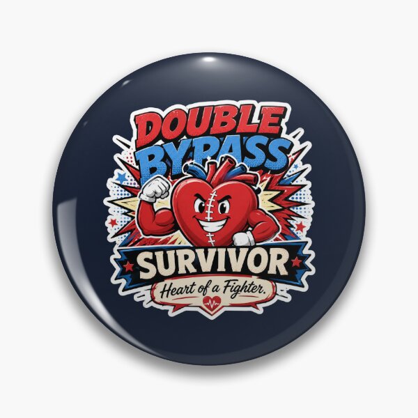 Item preview, Double Bypass Survivor Fighter - Cute Pop Art Heart Mascot designed and sold by BlackSector77.
