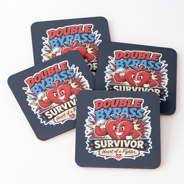 Item preview, Double Bypass Survivor Fighter - Cute Pop Art Heart Mascot designed and sold by BlackSector77.