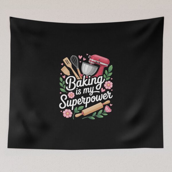 Item preview, Baking is my Superpower designed and sold by jkrphoto.
