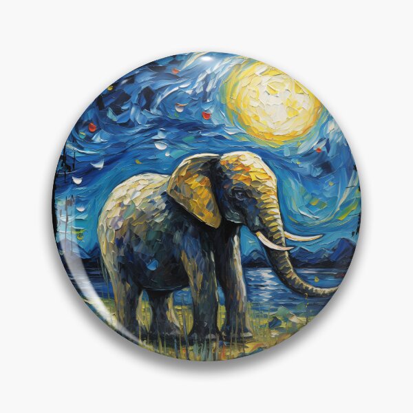Item preview, Funny Elephant Starry Night Illustration Mom Dad Kids designed and sold by rafaeltto.