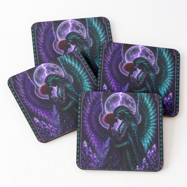 Item preview, The Lala and Zephyrion Tarot Deck - The Lovers  designed and sold by Lara Herzog.