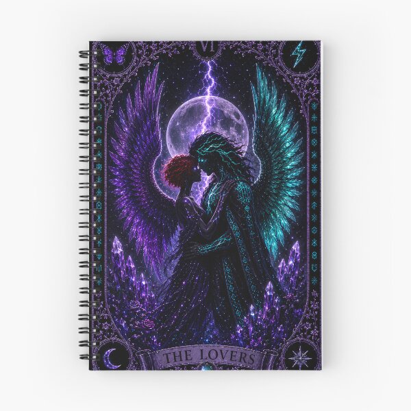 Item preview, The Lala and Zephyrion Tarot Deck - The Lovers  designed and sold by Lara Herzog.