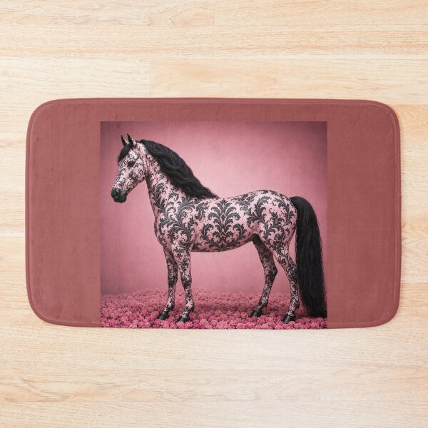 Item preview, Pink & Black Baroque Horse designed and sold by DesignsByPrnces.