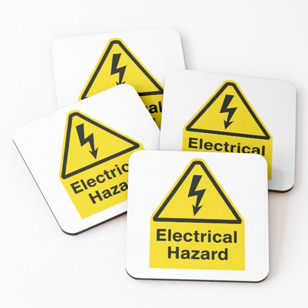 Item preview, Electrical Hazard Electrician Safety Worker Warning designed and sold by RetroMini2026.