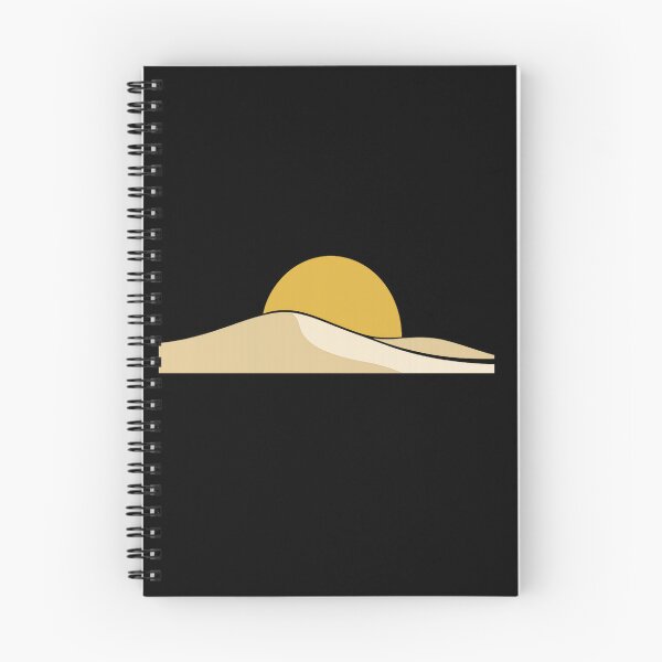 Item preview, Minimalist Desert Dunes Yellow Sun Landscape Line Art designed and sold by Inkfino.