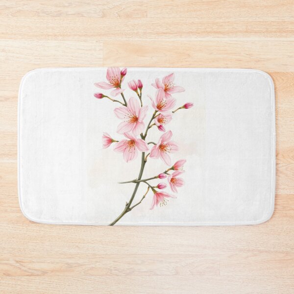 Item preview, Elegant Pink Cherry Blossom Watercolor Branch designed and sold by Vida e Arte.