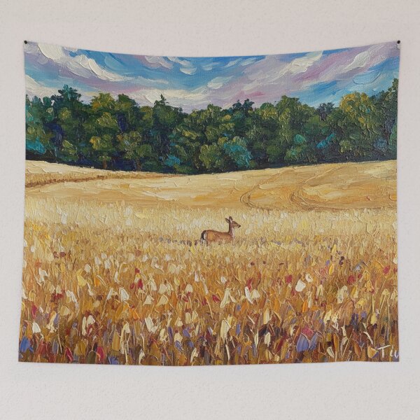 Item preview, Lone Deer In Field  designed and sold by DDLeach.