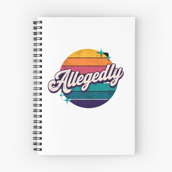 Item preview, Allegedly Funny Sarcastic Quote Humor designed and sold by RetroMini2026.