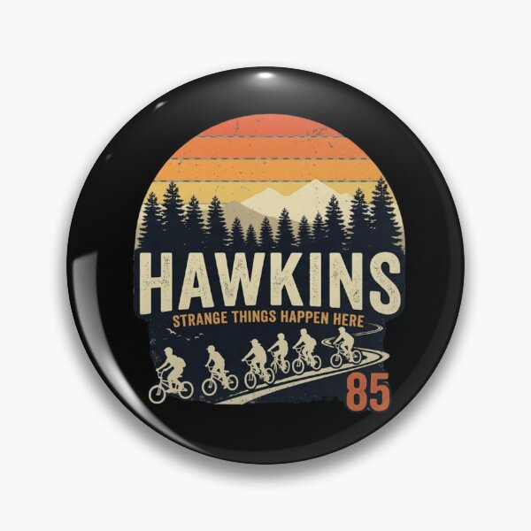Item preview, Netflix Stranger Things Hawkins Strange Things 85 Retro T-Shirt designed and sold by MaafiaArtsThai.