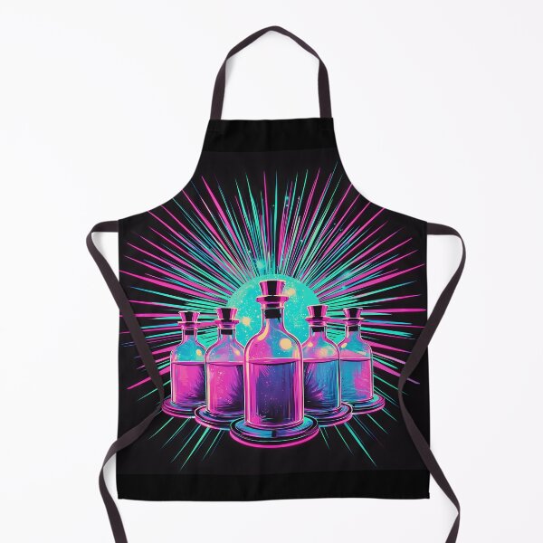 Item preview, Magic potion bottles fantasy art print designed and sold by Checho30.