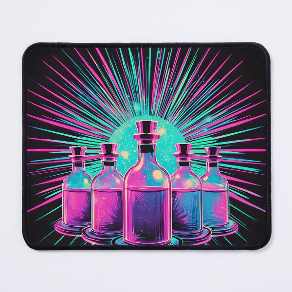 Item preview, Magic potion bottles fantasy art print designed and sold by Checho30.