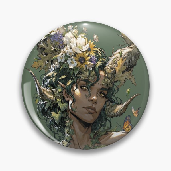 Item preview, Nature Goddess with Butterflies  designed and sold by MythicMood.