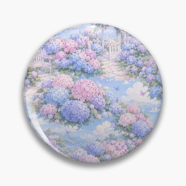 Item preview, Dreamy Hydrangea Garden Landscape designed and sold by 0606PM.