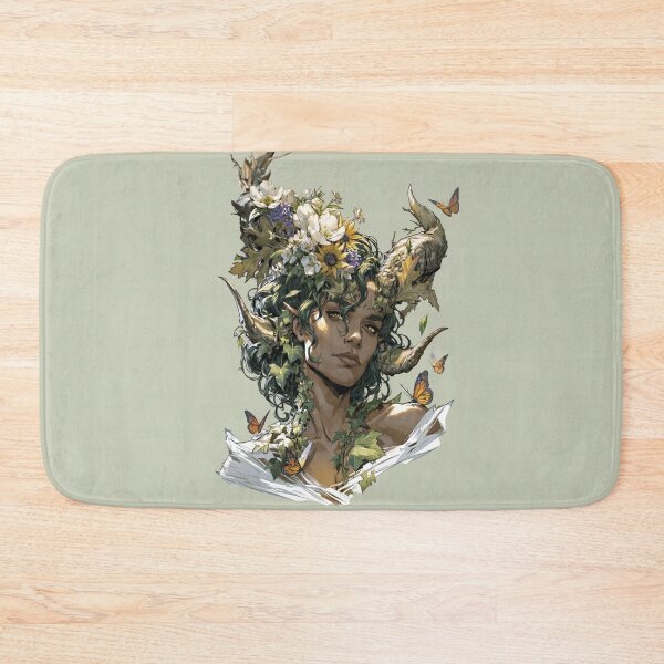 Item preview, Nature Goddess with Butterflies  designed and sold by MythicMood.