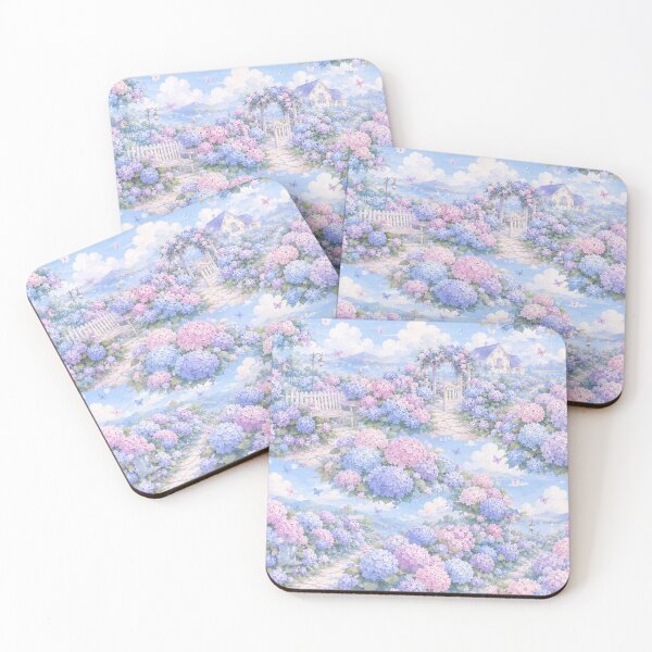 Item preview, Dreamy Hydrangea Garden Landscape designed and sold by 0606PM.