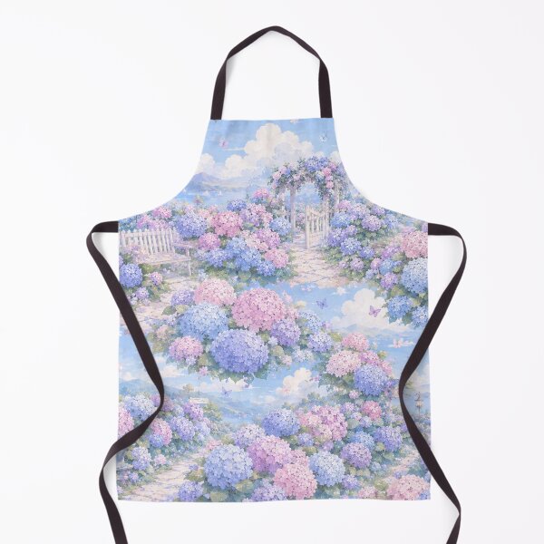 Item preview, Dreamy Hydrangea Garden Landscape designed and sold by 0606PM.