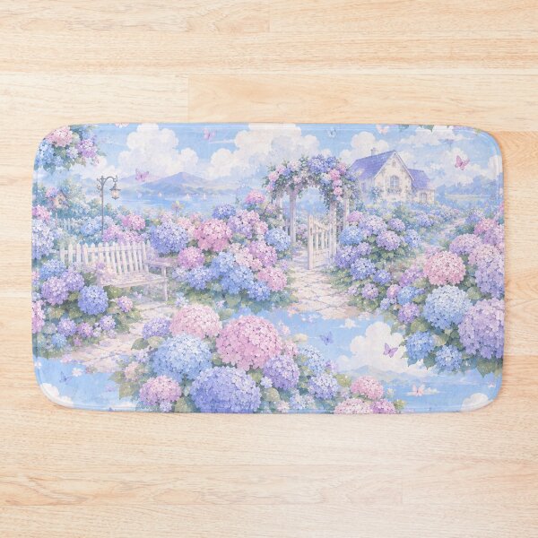 Item preview, Dreamy Hydrangea Garden Landscape designed and sold by 0606PM.