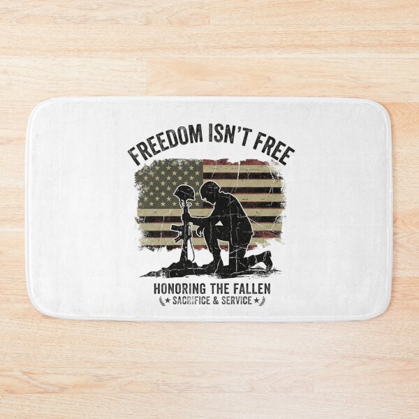 Item preview, Freedom Isn’t Free – Honoring the Fallen – – Patriotic Soldier Memorial Design designed and sold by ShirtsUp-Lane.