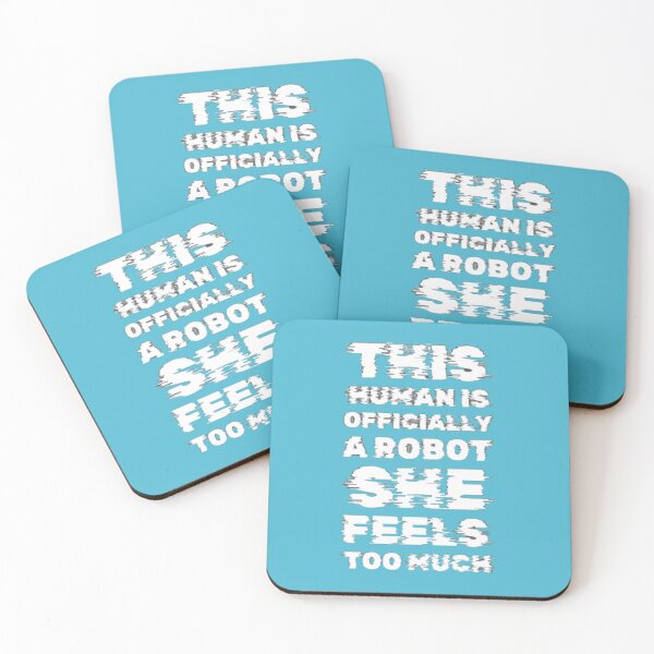 Item preview, This Human is officially a robot she feels too much  designed and sold by Jsw-speedartja.
