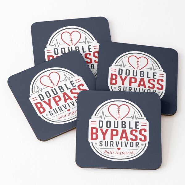 Item preview, Double Bypass Survivor - Built Different Modern Badge designed and sold by BlackSector77.