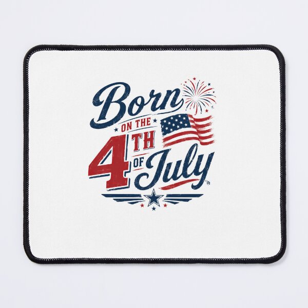 Item preview, Born On The 4th Of July Independence Day American Birthday Patriot designed and sold by RetroMini2026.