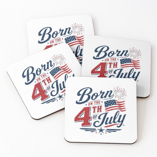 Item preview, Born On The 4th Of July Independence Day American Birthday Patriot designed and sold by RetroMini2026.
