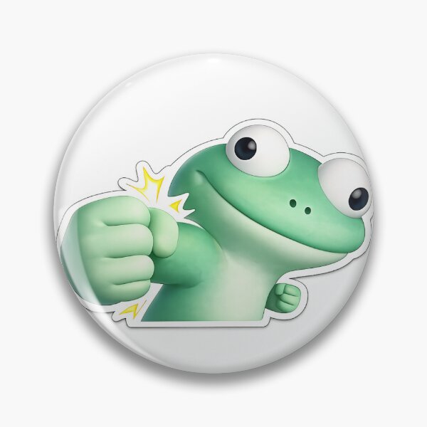 Item preview, Cute Punching Gecko Sticker designed and sold by MoodPopz Studio.