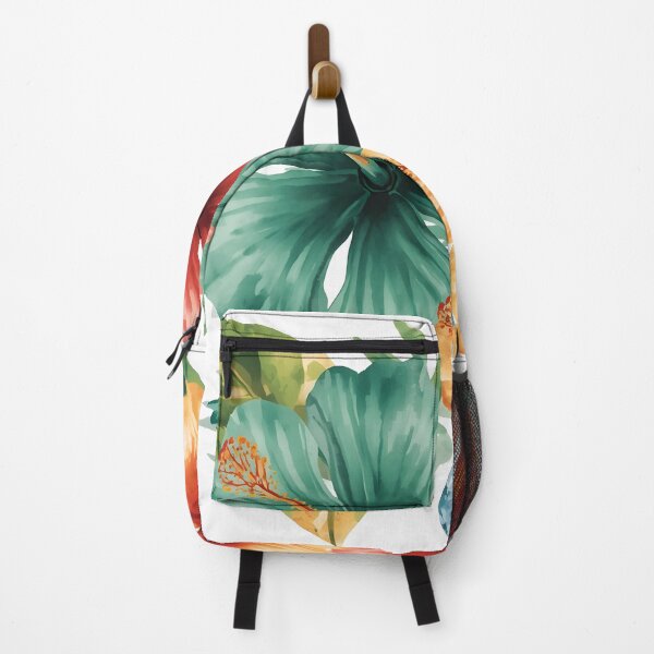 Item preview, Vibrant Tropical Hibiscus Flowers Watercolor Floral Art designed and sold by Luna-Flow.
