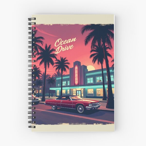 Item preview, Vintage cean Drive After Dark Miami Beach designed and sold by piketo.