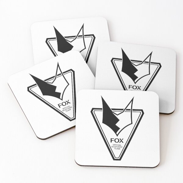 Item preview, Blue Archive Fox Team Emblem Black designed and sold by SkyPouikPouik.